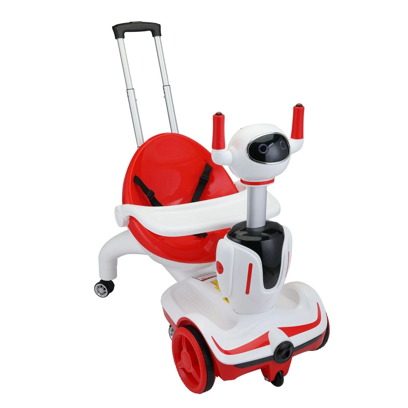 TOBBI 3-in-1 Electric Ride On Car for Toddlers - Remote Control Robot Buggy Toy Gift for Kids - Image 3