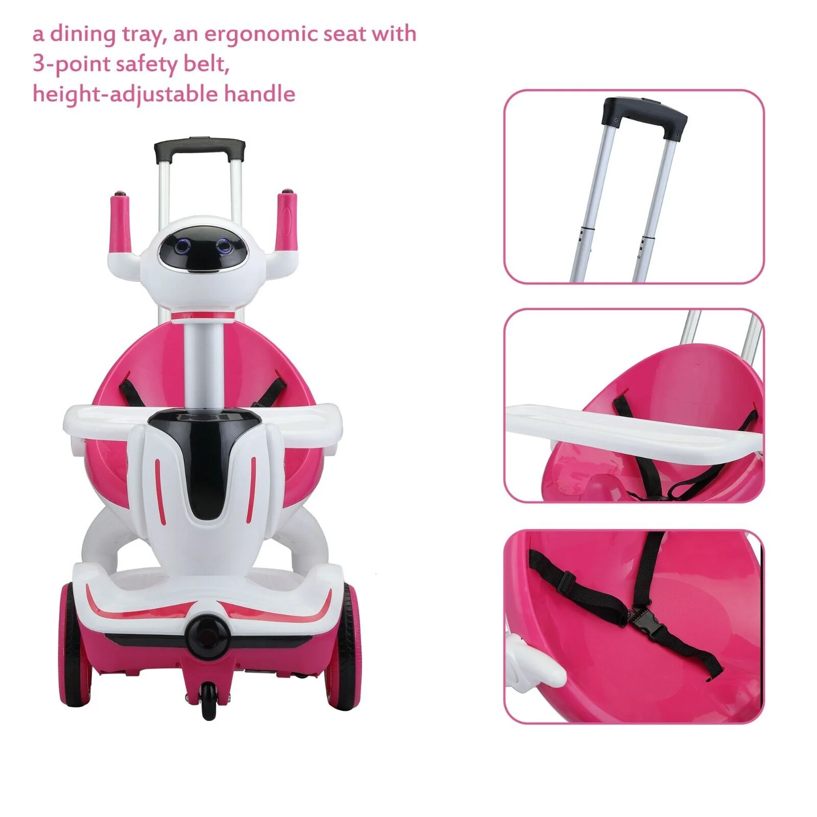 TOBBI 3-in-1 Electric Ride-On Car: Scooter, Robot, and Buggy for Kids with Remote Control - Image 10