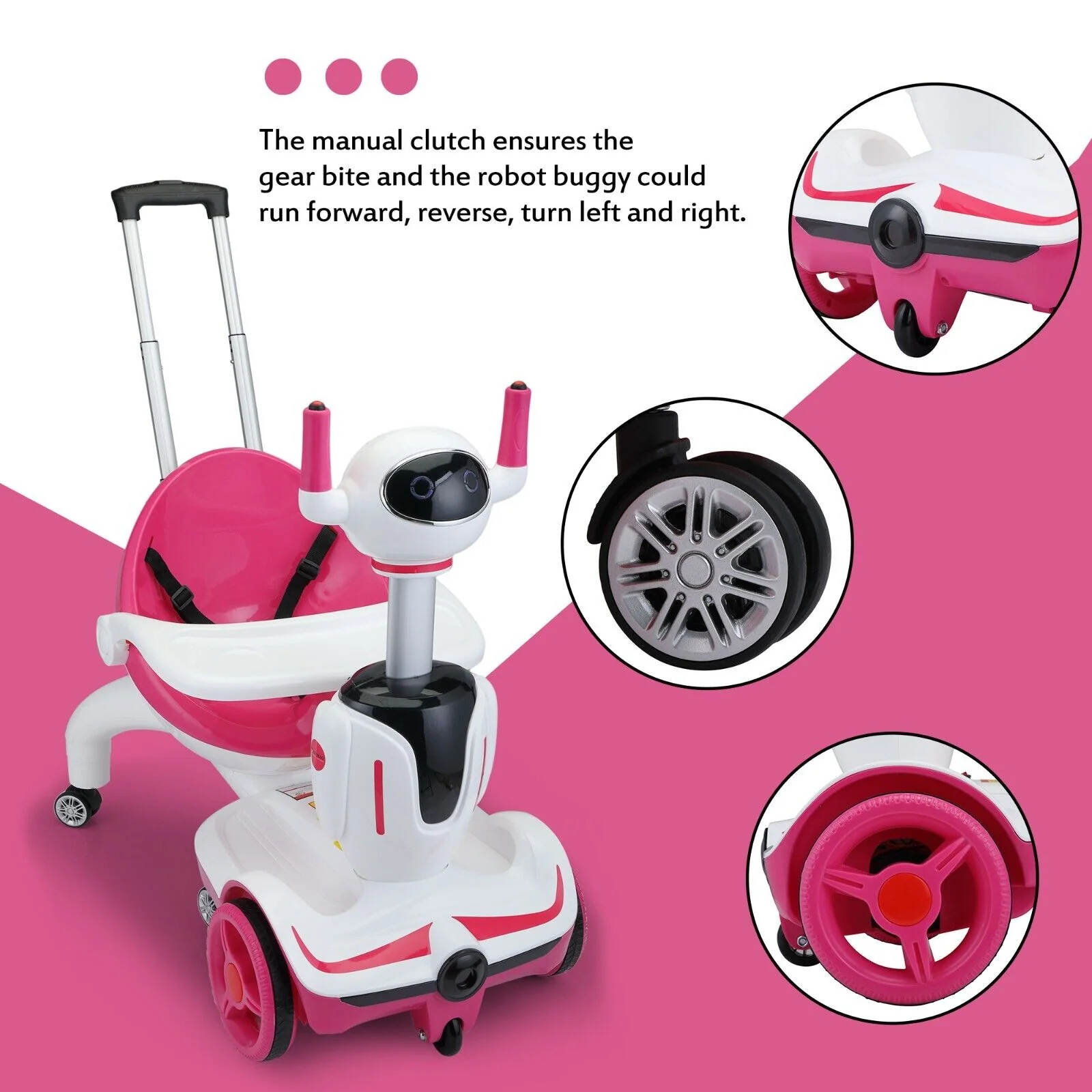 TOBBI 3-in-1 Electric Scooter Robot Buggy: Transformative Ride-On Vehicle with Remote Control - Image 10