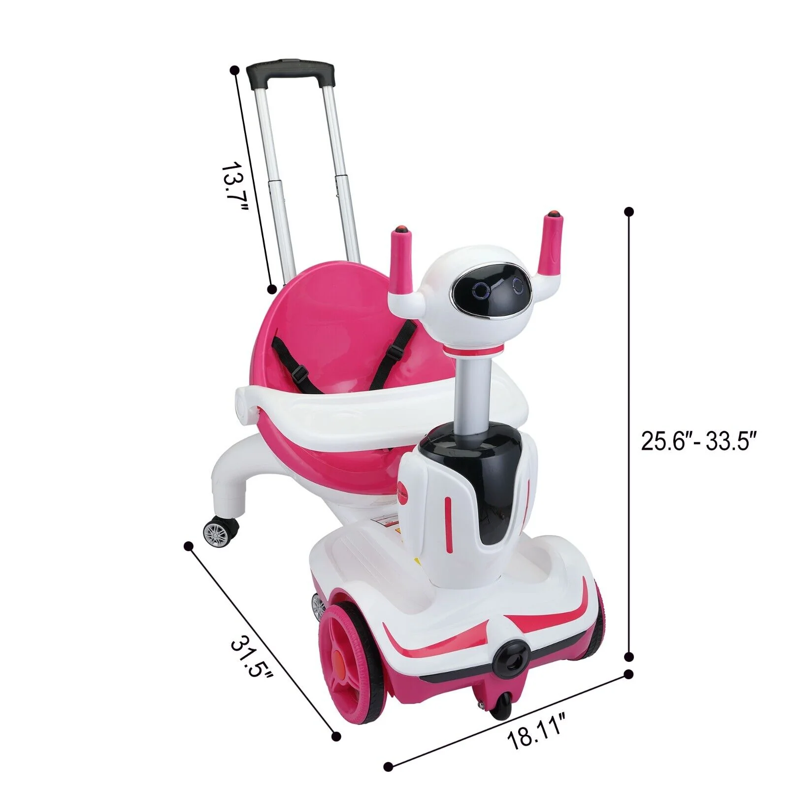TOBBI 3-in-1 Electric Scooter Robot Buggy: Transformative Ride-On Vehicle with Remote Control - Image 2