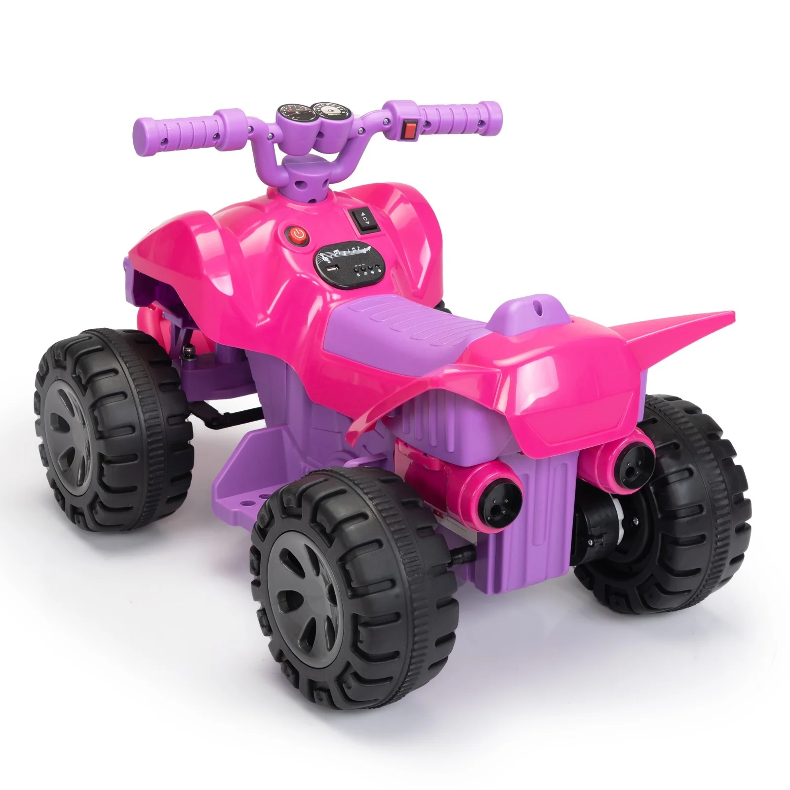 6V Electric Kids 4-Wheel ATV Quad Bike with Sprayers - Image 3