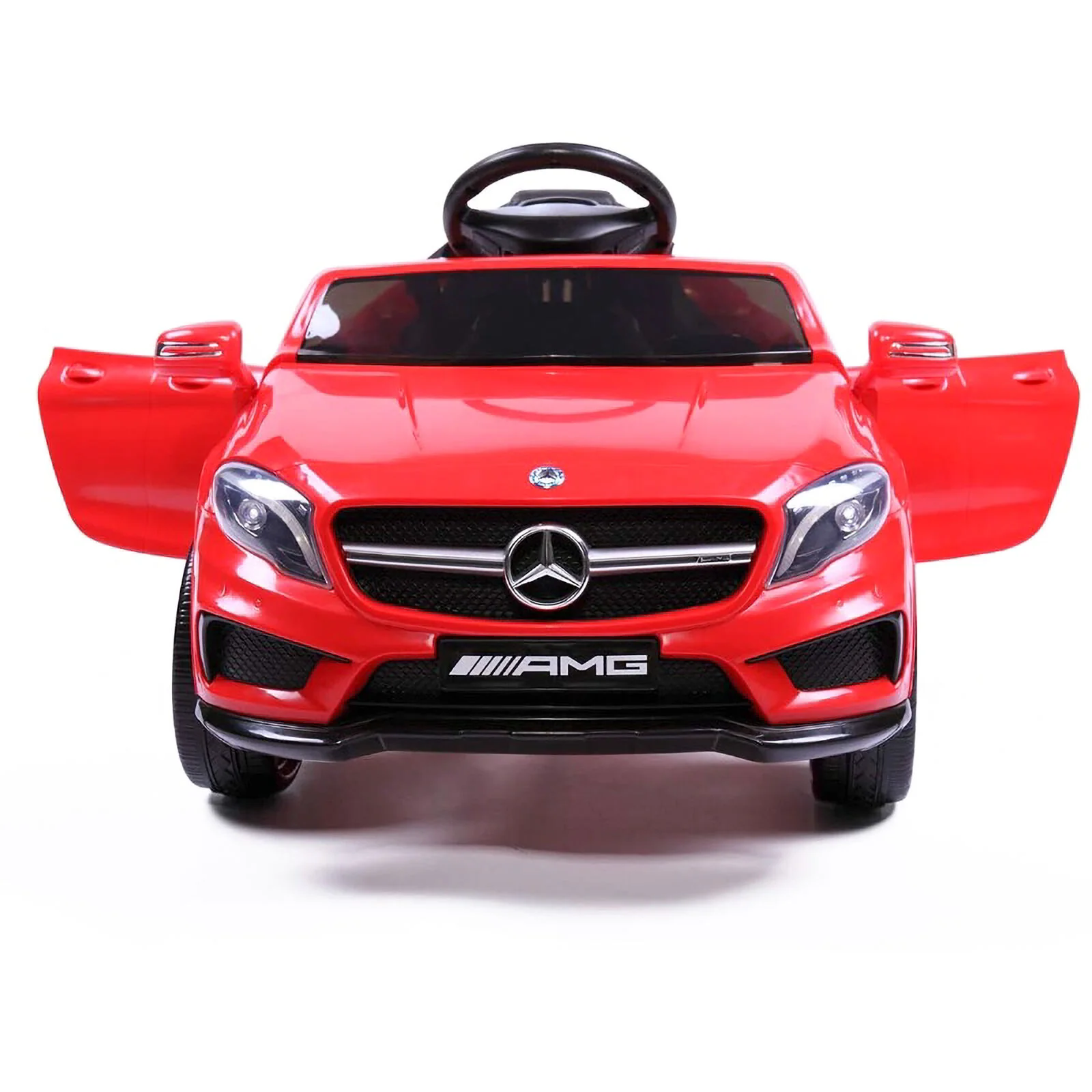 TOBBI 6V Kids Electric Ride-On Mercedes Benz Car in Red - Image 2