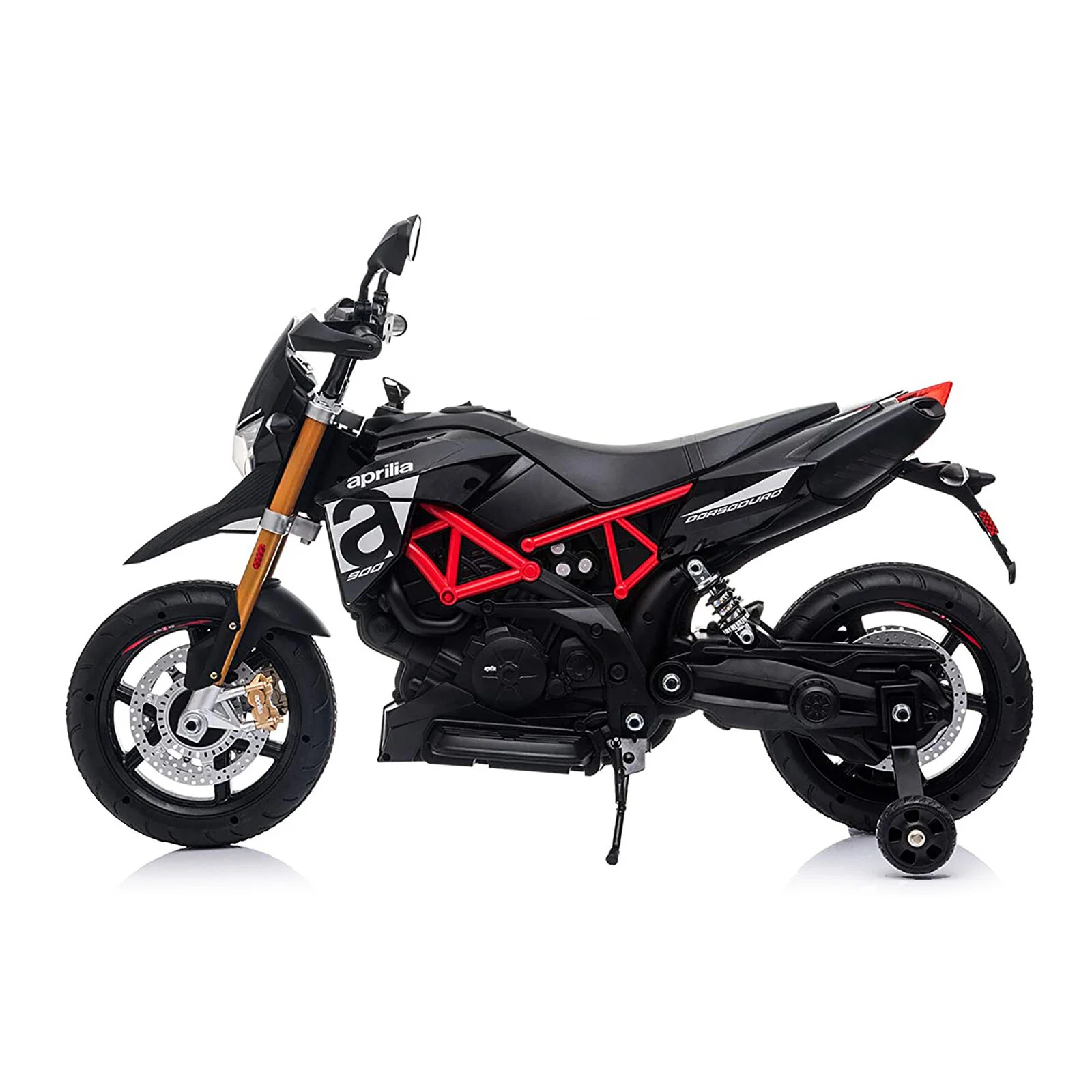 TOBBI Aprilia Motorcycle Ride-On for Kids 3+ Years - Black - Image 2