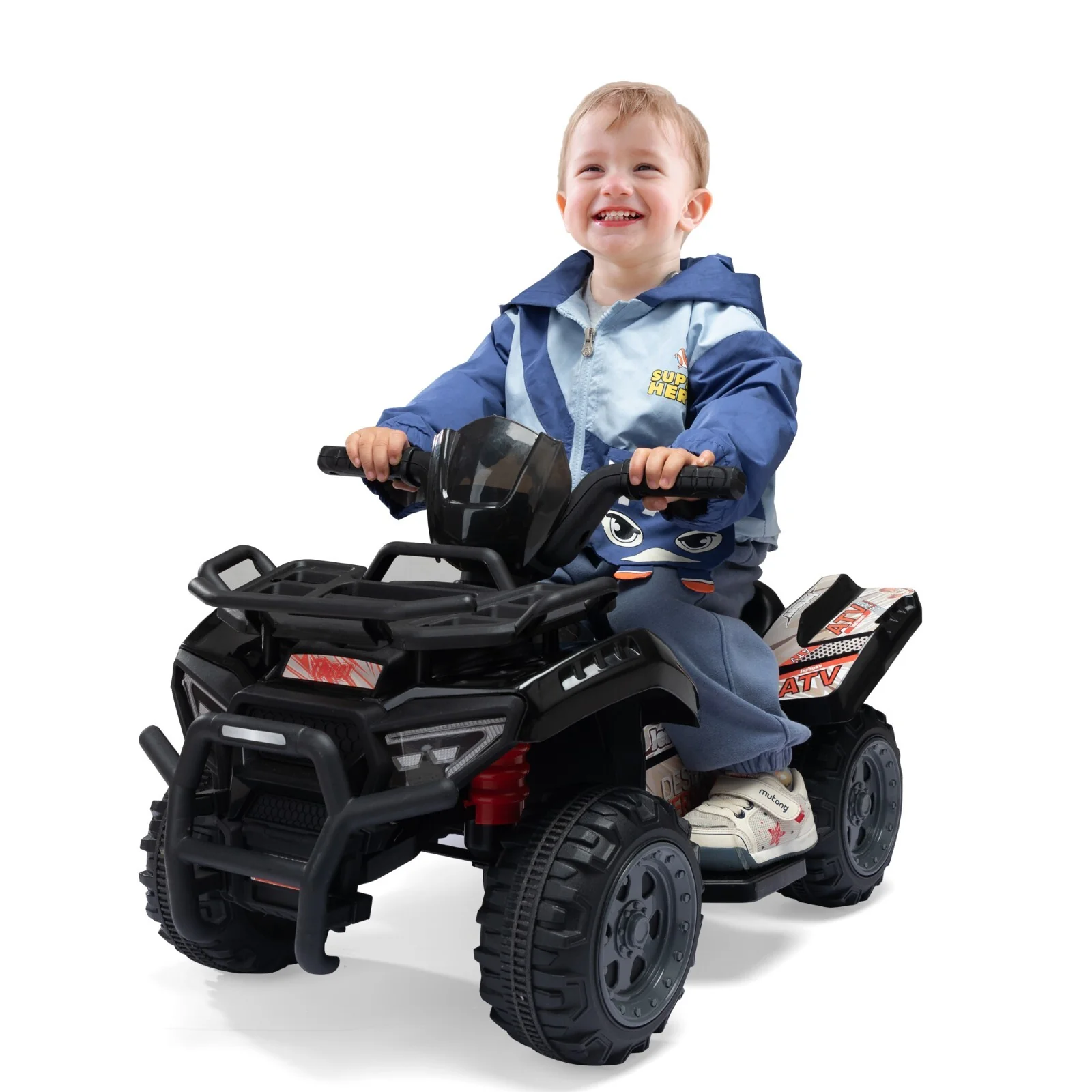 6V Electric Kids ATV Quad 4-Wheeler Ride-On Toy Car with Music - Image 19