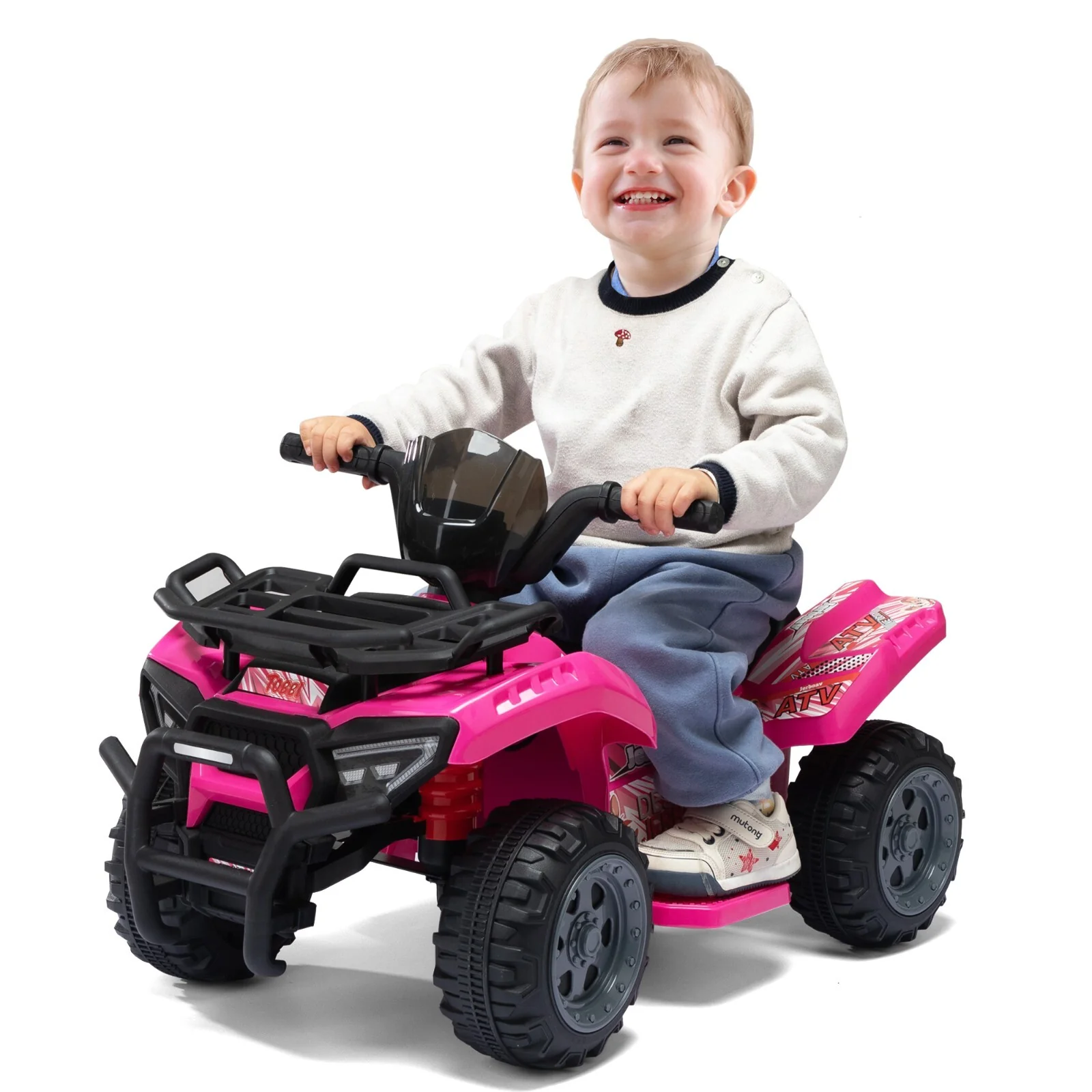 6V Electric Kids ATV Quad 4-Wheeler Ride-On Toy Car with Music - Image 3