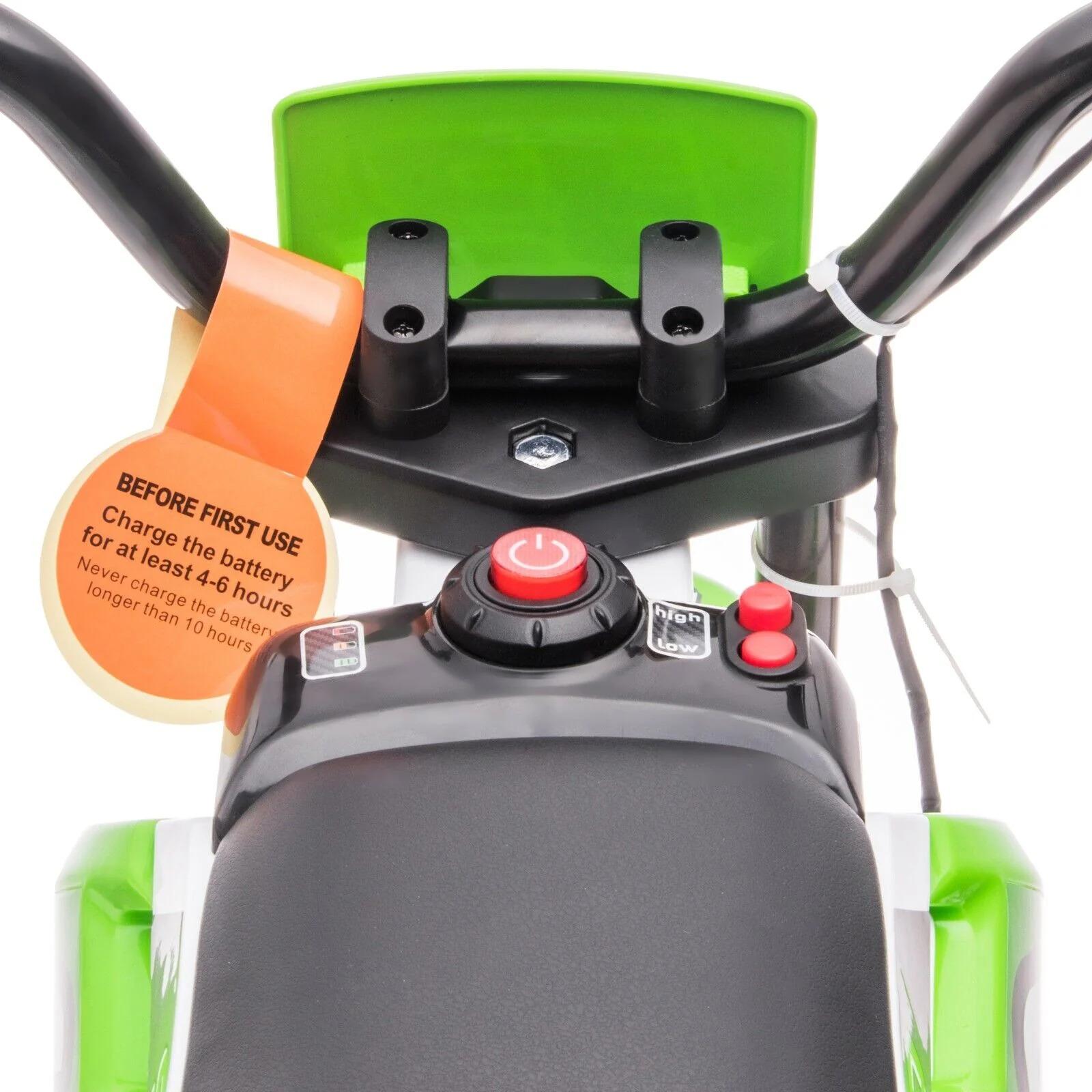 TOBBI Kids Electric Motorbike with Training Wheels - All-in-One Kid-Powered Ride - Image 3