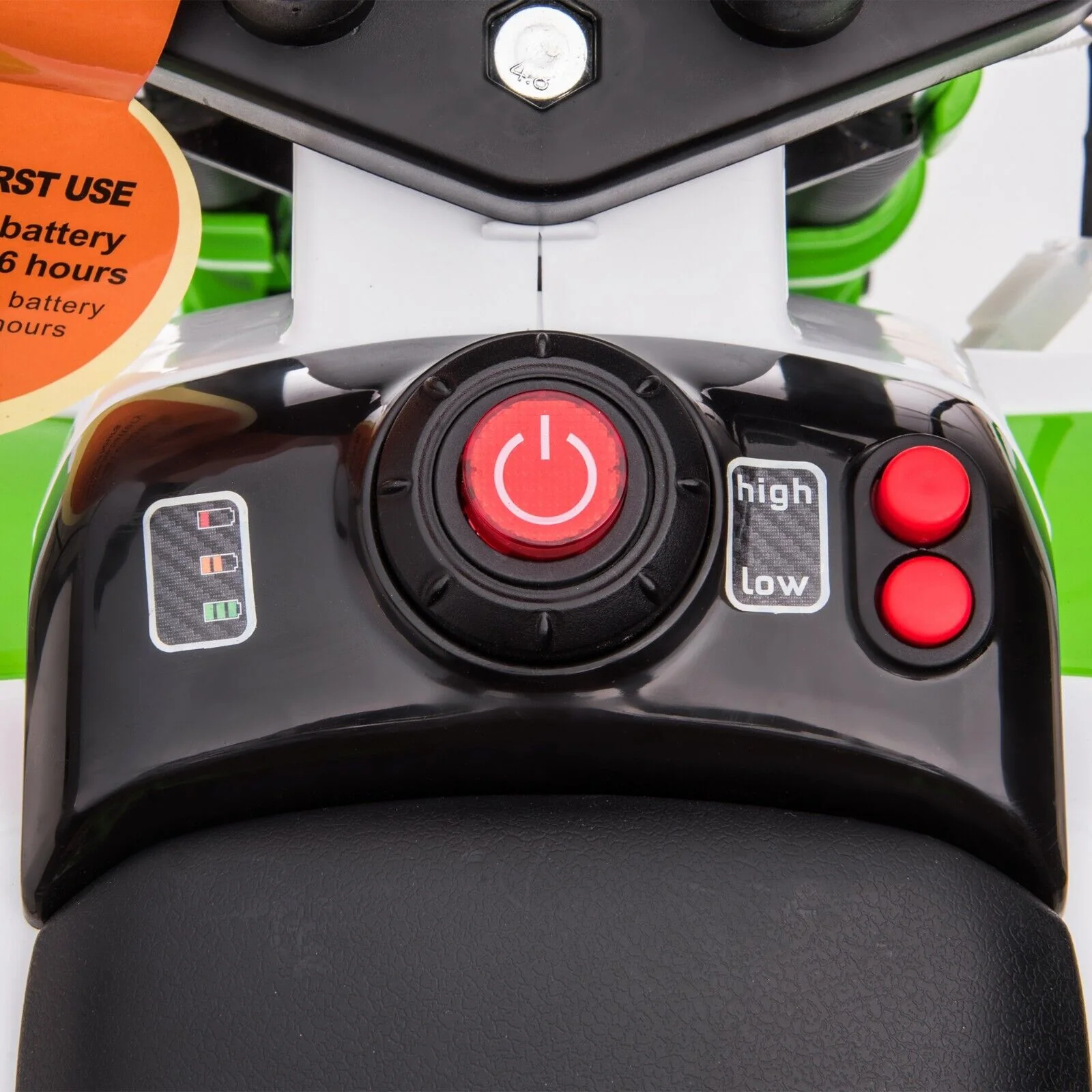 TOBBI Kids Electric Motorbike with Training Wheels - All-in-One Kid-Powered Ride - Image 5
