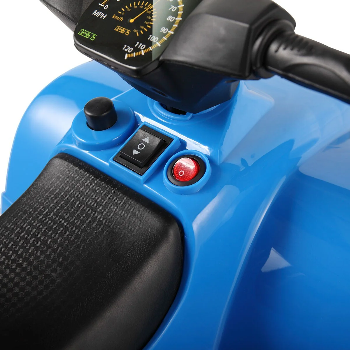 Kids Electric Ride-On ATV Quad Car Toy with LED Headlights and Speed Indicator - Image 7
