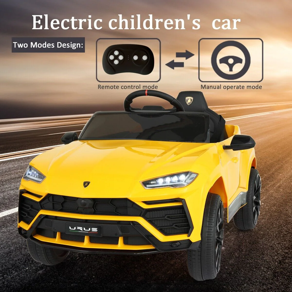 TOBBI Lamborghini Urus 12V Kids Ride-On Car: Electric Four-Wheel Fun for Young Drivers - Image 11