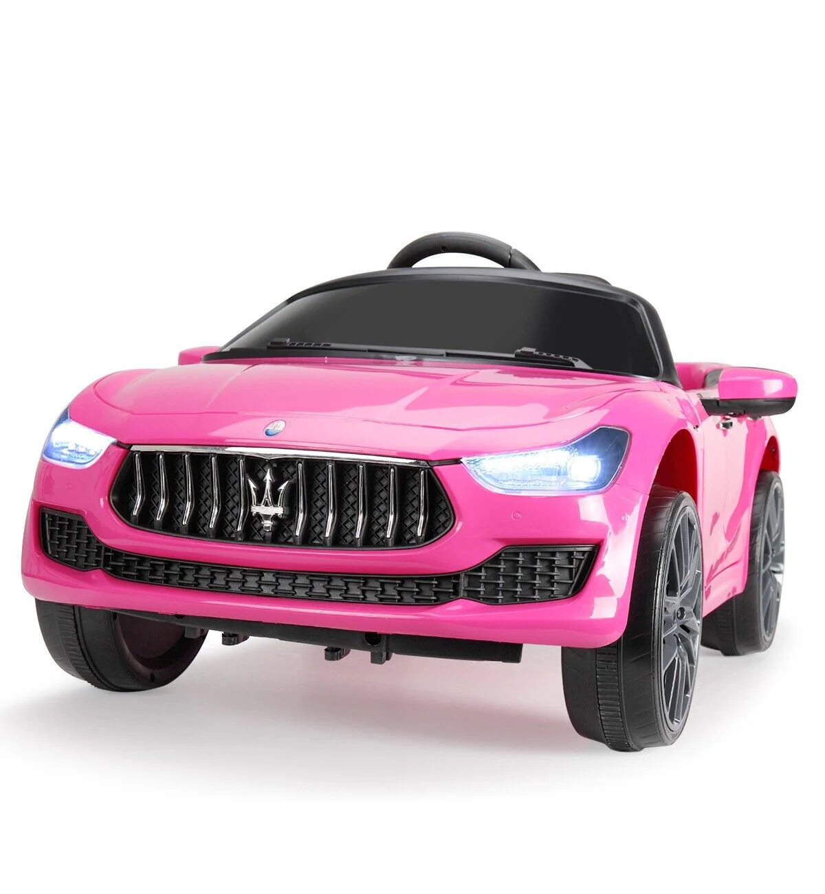 TOBBI Licensed Maserati Gbili 12V Battery Powered Ride-on Toy Car for Kids with Remote Control - Pink - Image 3