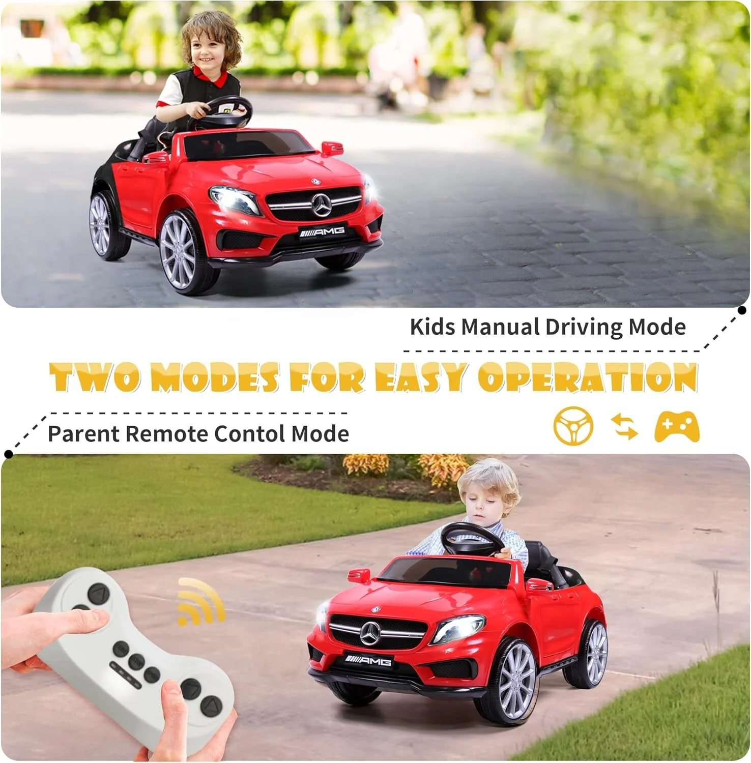 Licensed Mercedes-Benz Ride-On Car for Kids with 2.4G Remote Control - Image 4