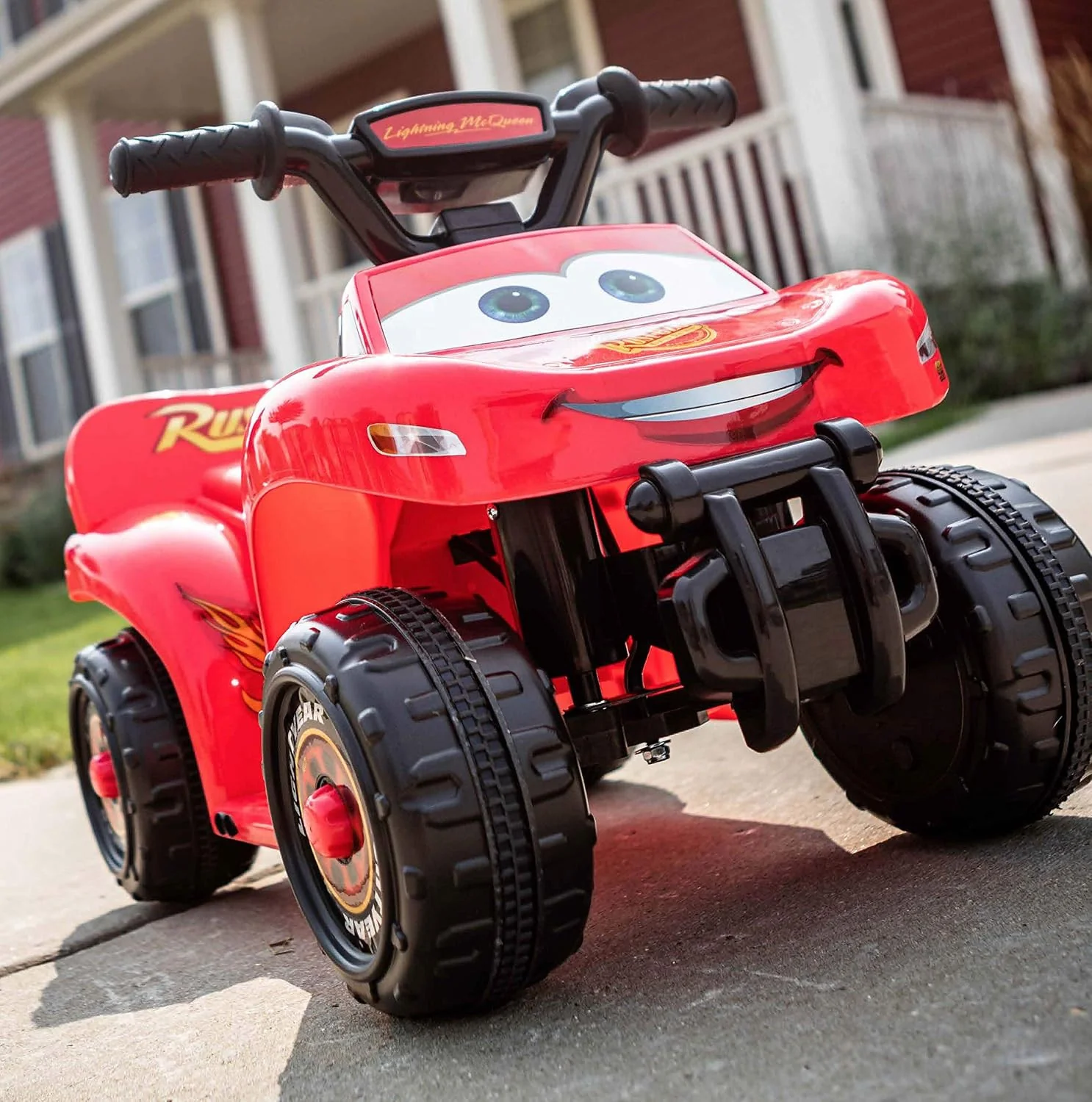 Disney Cars Quad Ride-On Toy for Toddlers Aged 1.5 to 3 Years, Powered by 6 Volt Battery - Image 2