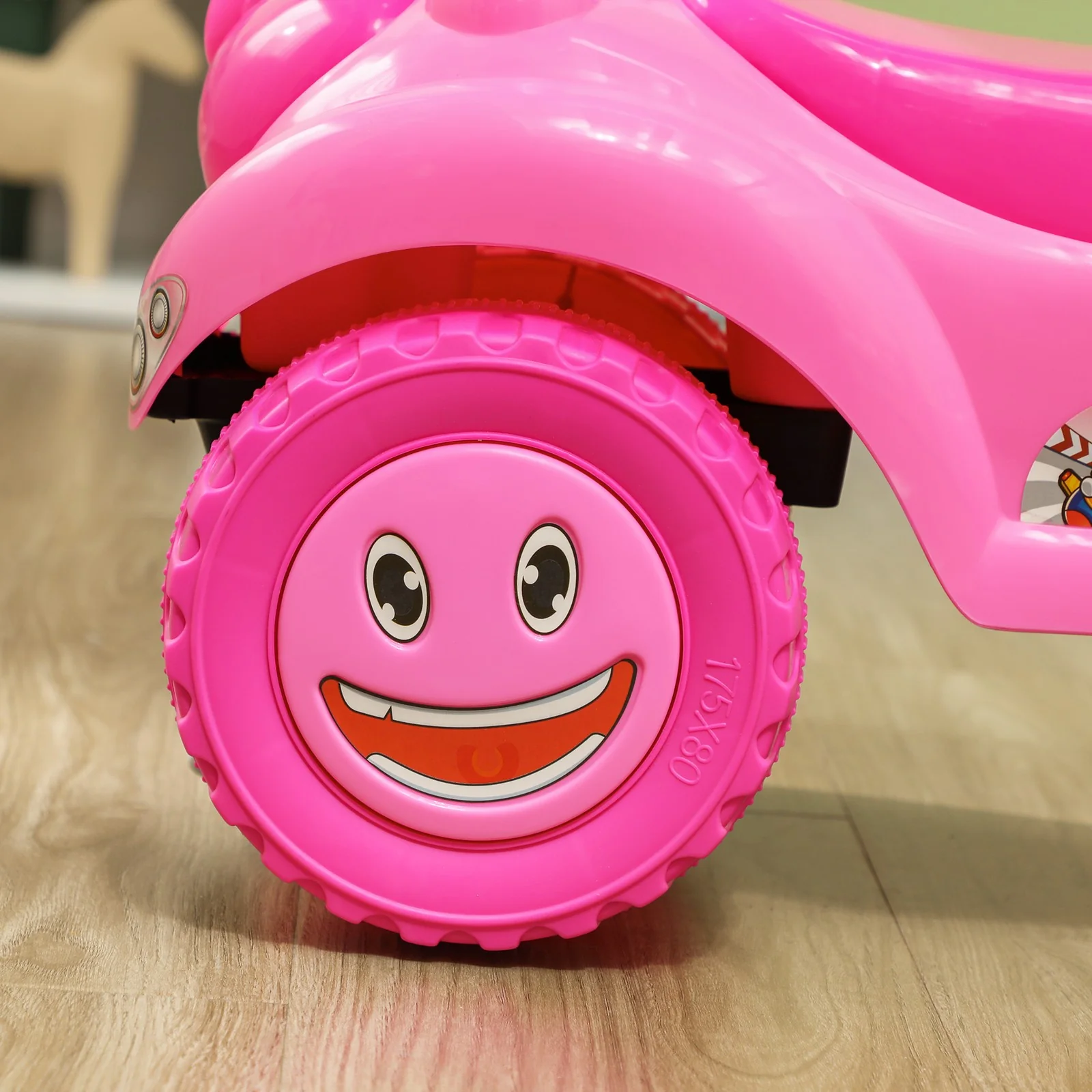 Toddler Push Ride-On Foot-to-Floor Sliding Car for Kids Pink - Image 11
