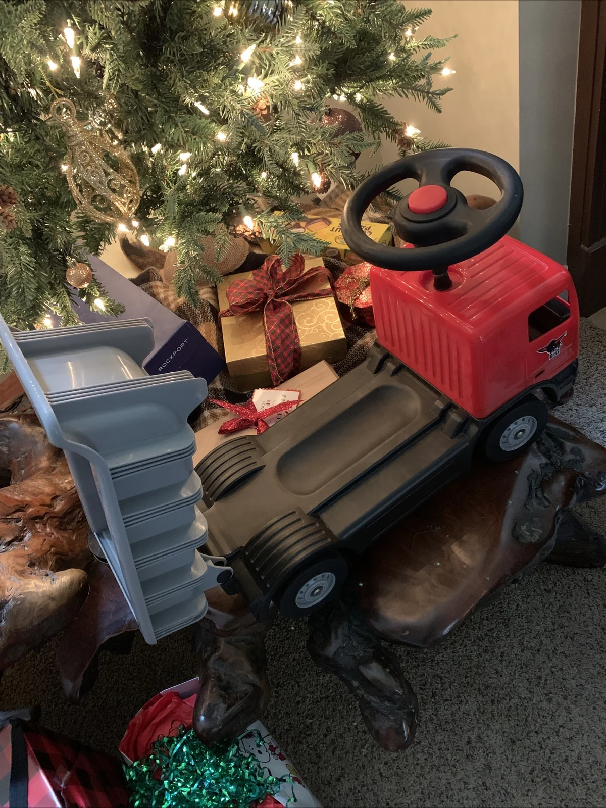 Mercedes Dump Truck Ride-On Toy for Toddlers with Sturdy Wheels - Image 5