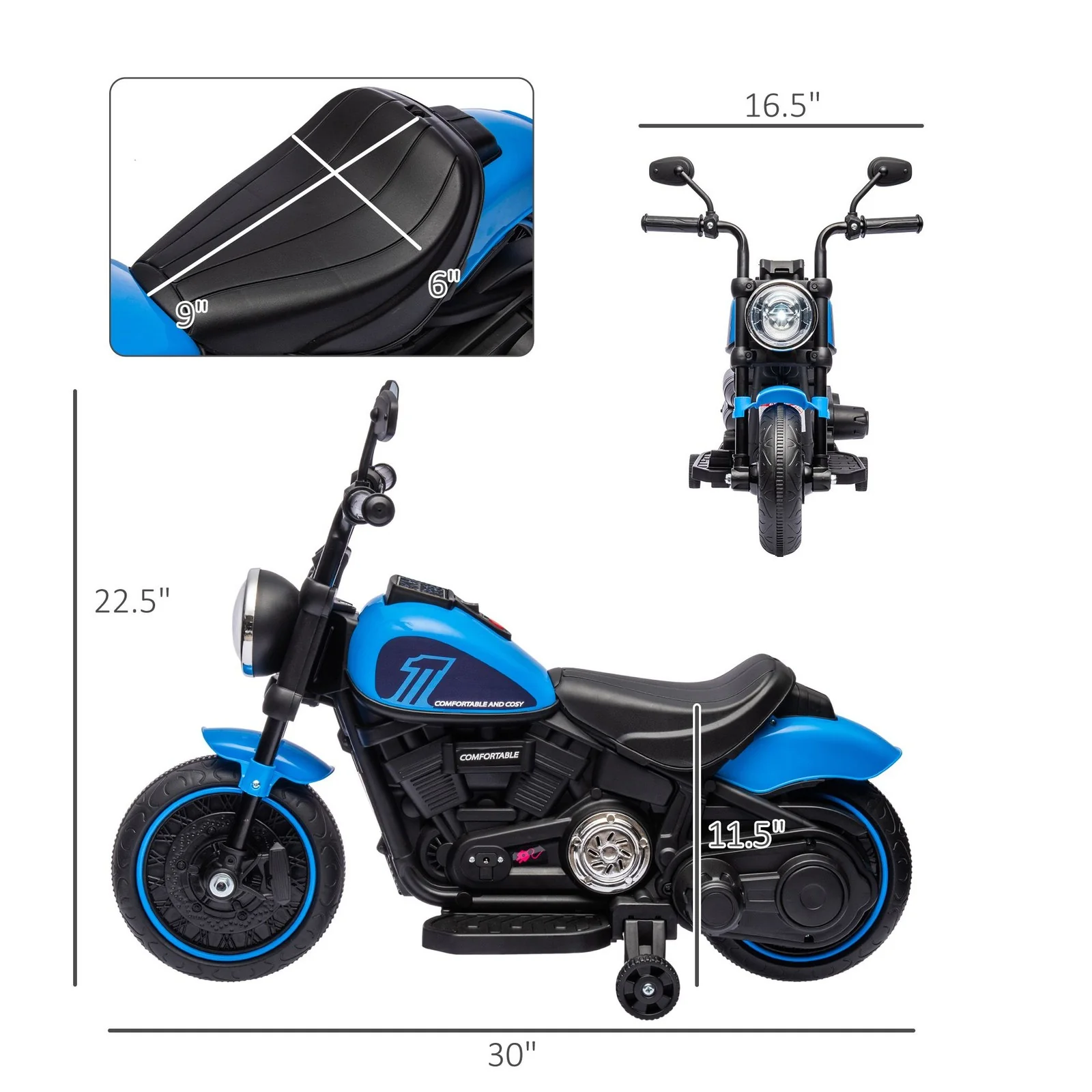 Kids Electric Indian Motorcycle Ride-On Toy for Toddlers - Image 3