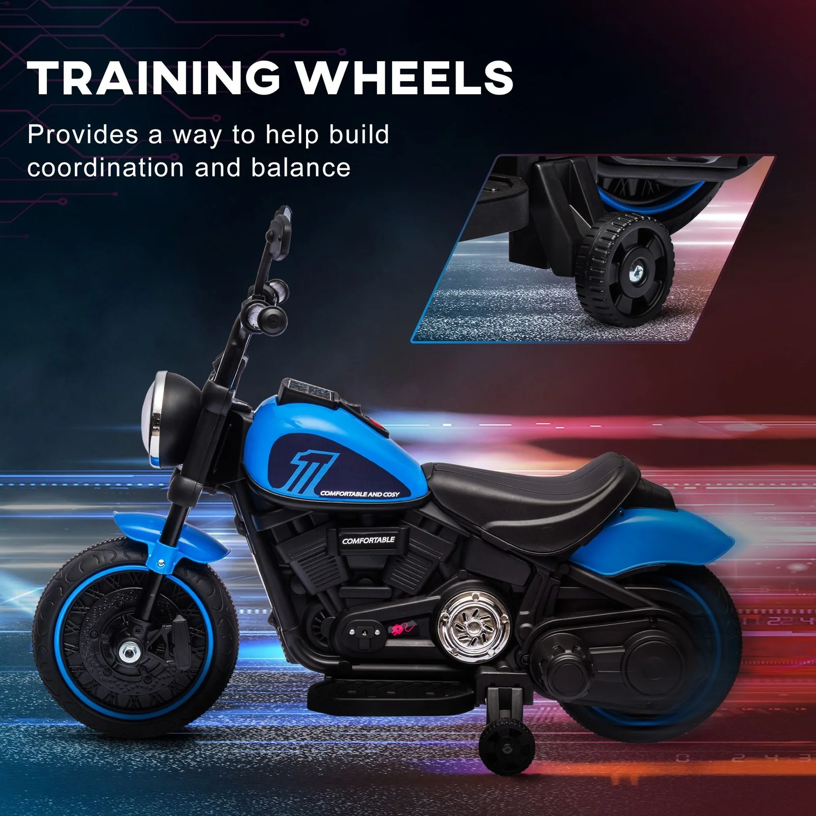 Kids Electric Indian Motorcycle Ride-On Toy for Toddlers - Image 5