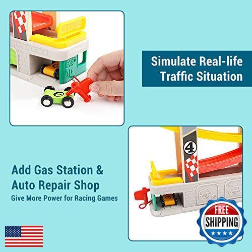 Bright Car Ramp Race Track Toy for Toddlers Ages 2-4 Years - Image 3
