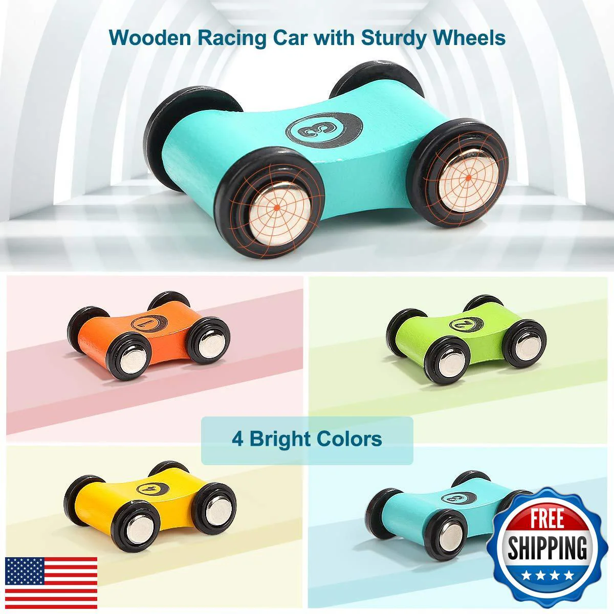 Bright Car Ramp Race Track Toy for Toddlers Ages 2-4 Years - Image 4