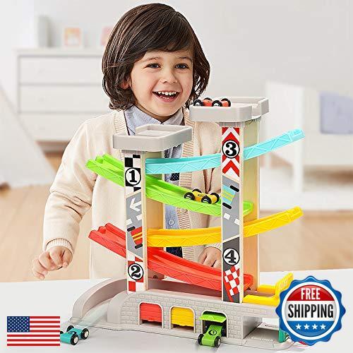 Bright Car Ramp Race Track Toy for Toddlers Ages 2-4 Years - Image 5