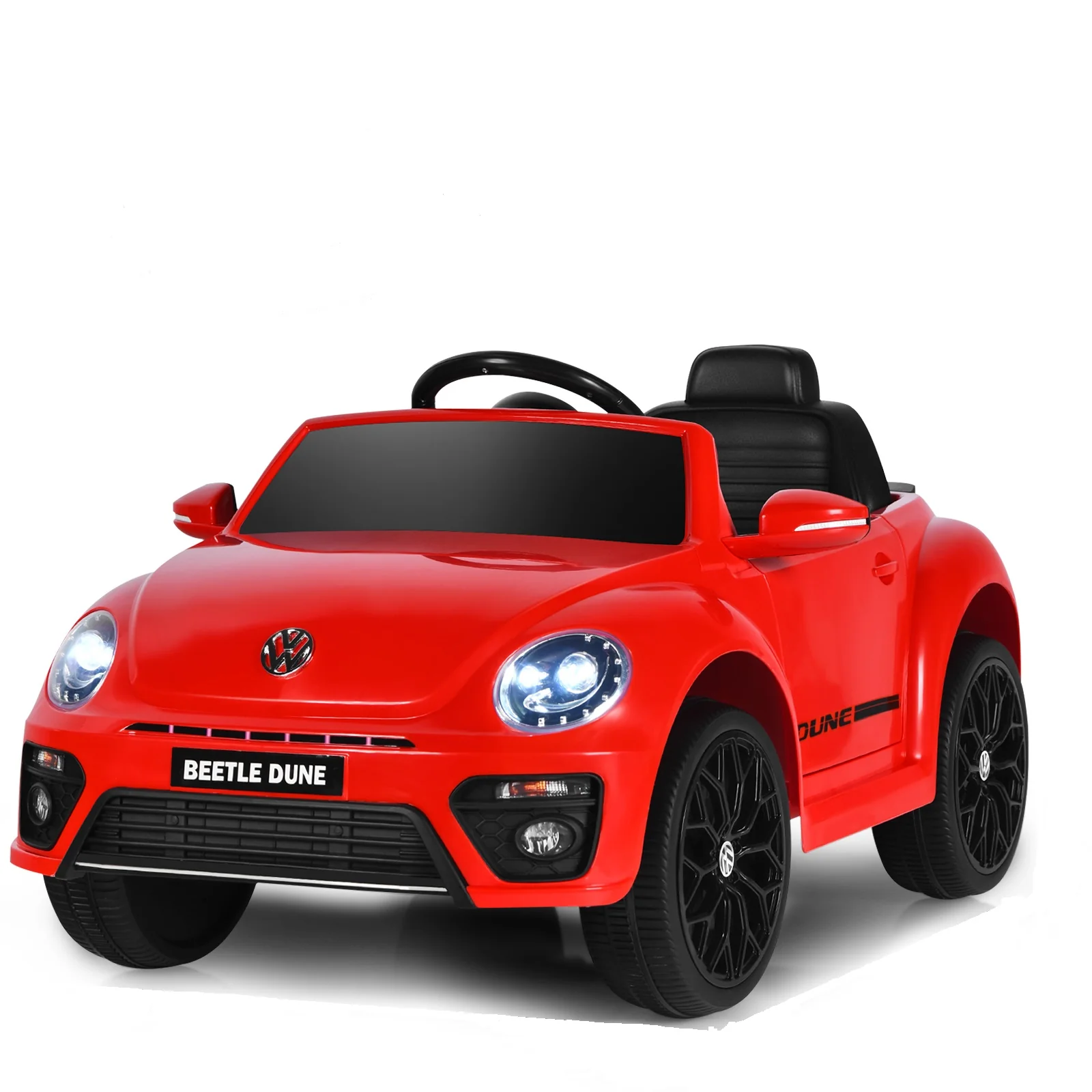 12V Electric Ride-On Volkswagen Beetle Car for Toddlers with Remote Control - Image 14
