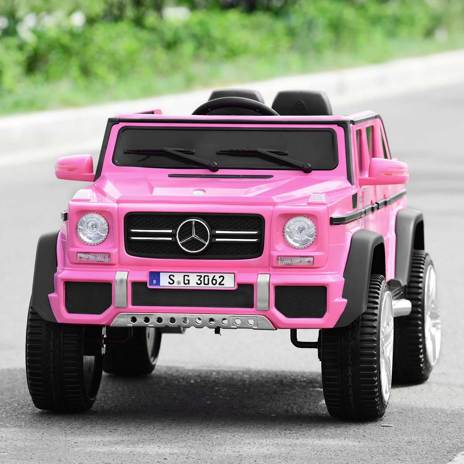 Licensed Mercedes-Benz 12V Electric Battery-Powered Kids RC Ride-On Car - Image 5