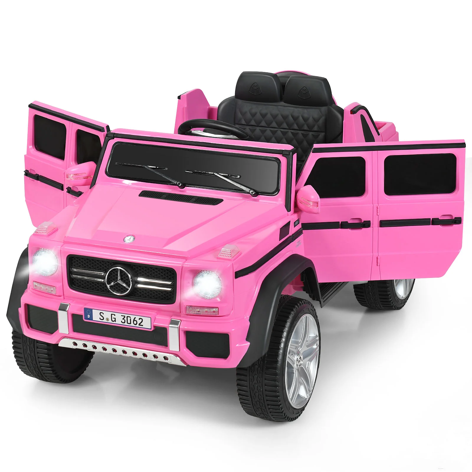 Licensed Mercedes-Benz 12V Electric Battery-Powered Kids RC Ride-On Car - Image 7