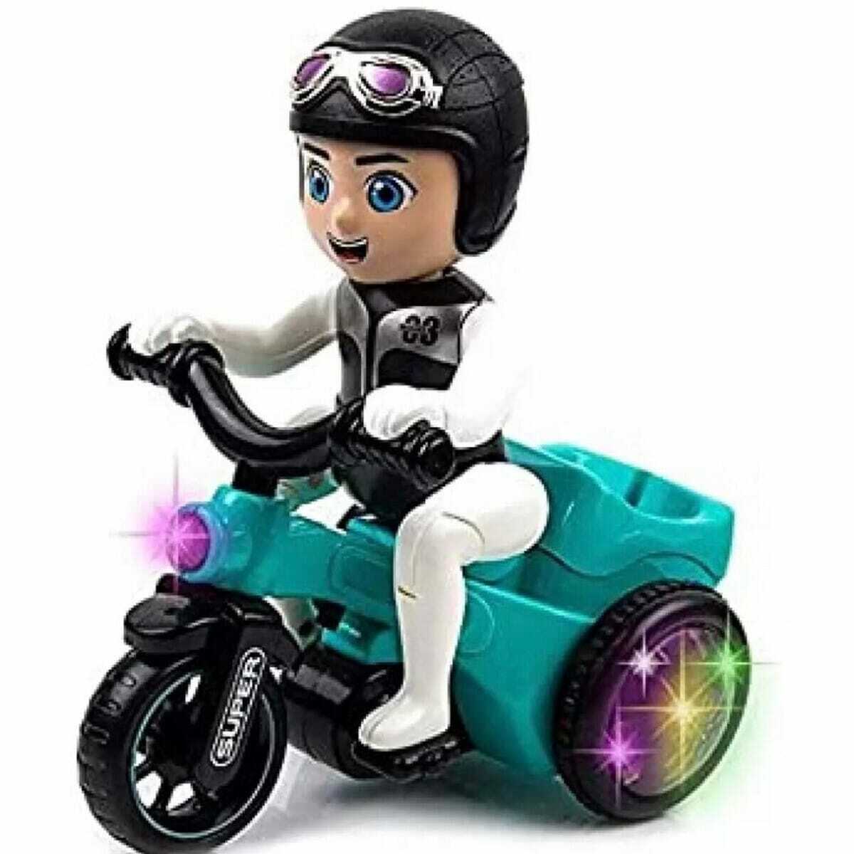 Stunt Bicycle Toy with 360-Degree Rotation, Light Effects, and Sound for Kids - Image 5
