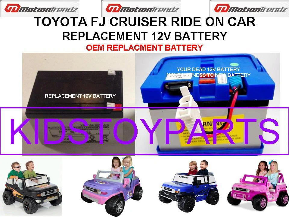 12V OEM Replacement Battery for Toyota FJ Cruiser - Image 2