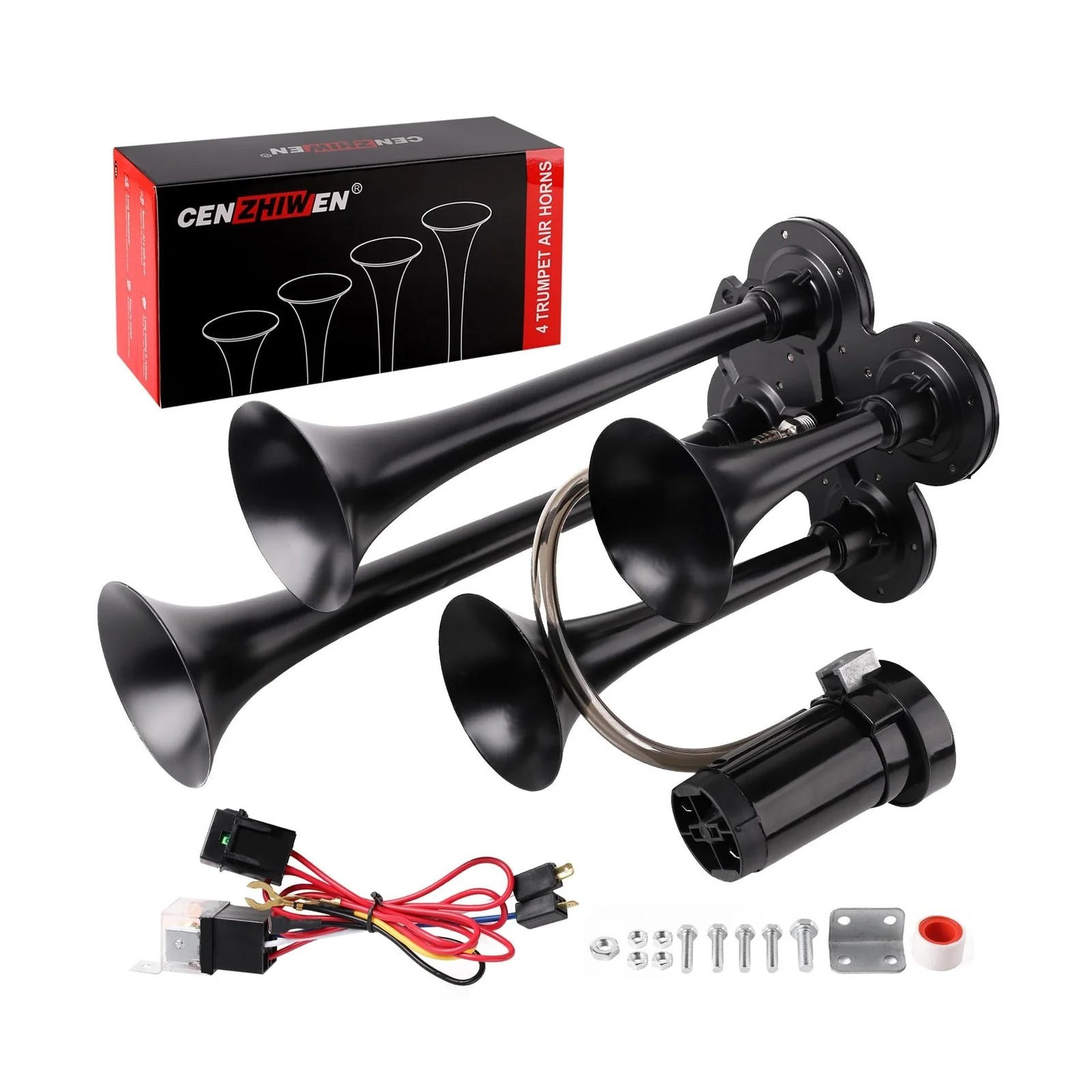 Train Horn Kit with Compressor – Ultra Loud Air Horn for Vehicles - Image 7