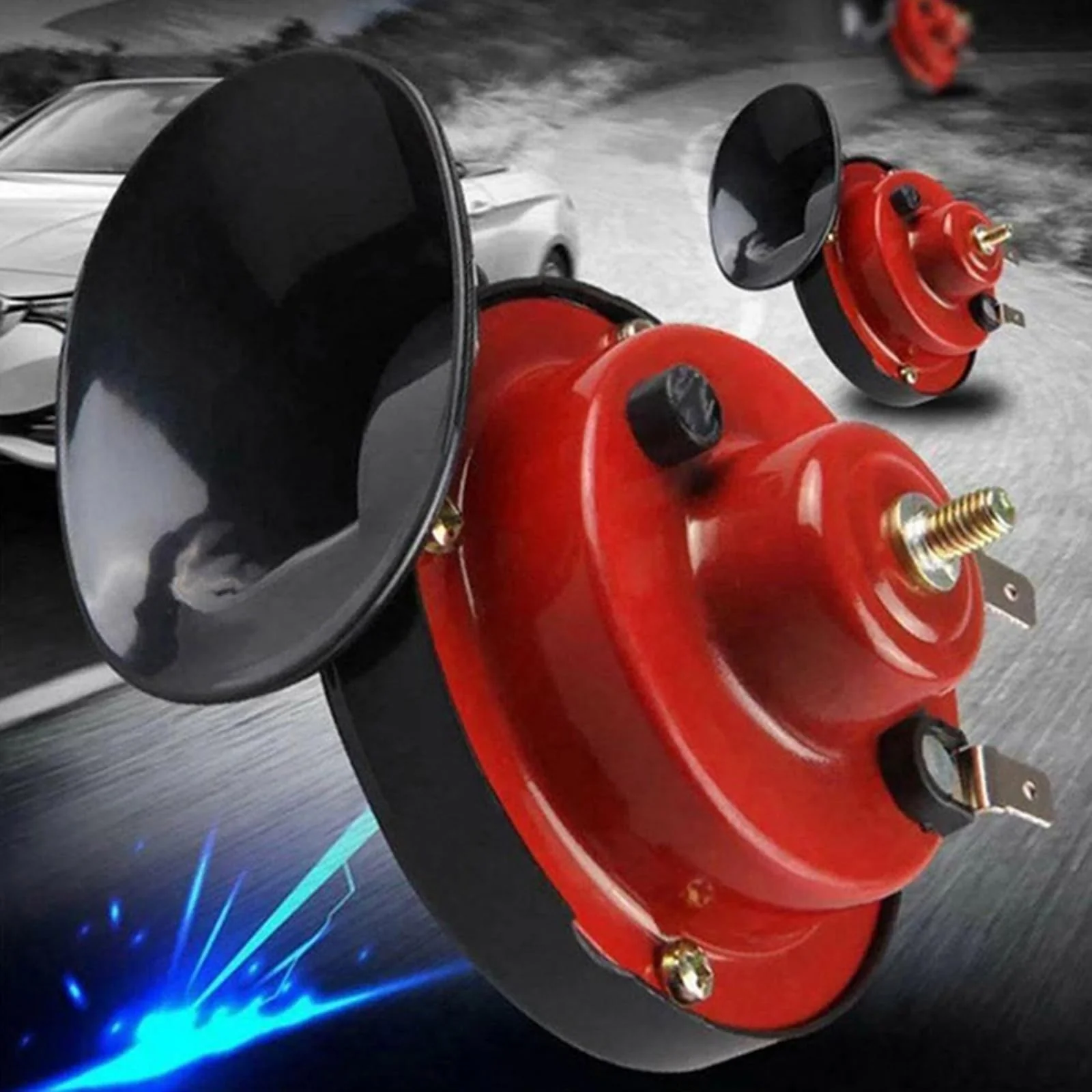 Electric 300dB Super Loud Train and Car Air Horn with Water Snail Design - Image 2