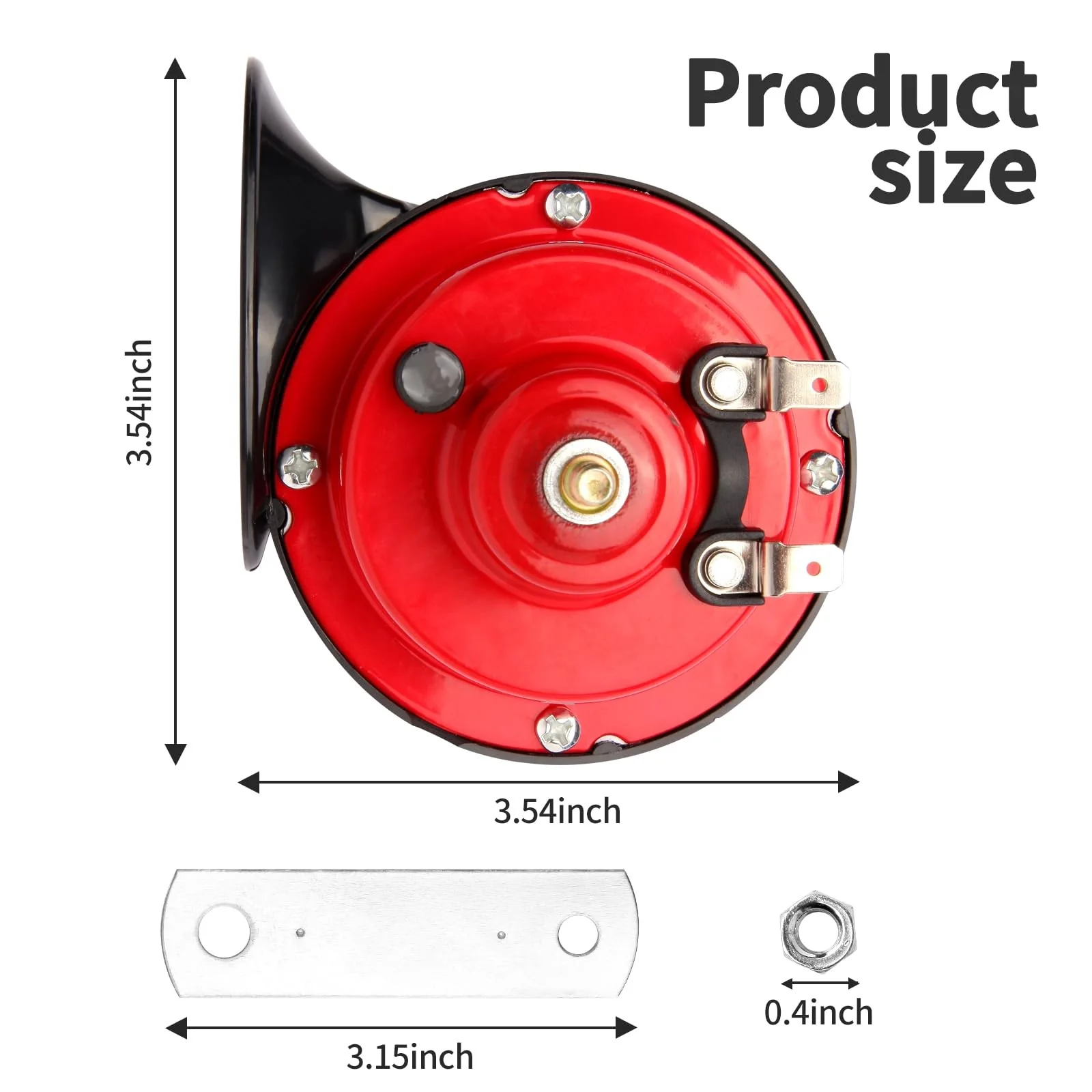 300DB Snail Train Horn Kit for Trucks - 12V Waterproof Loud Horns - Image 2