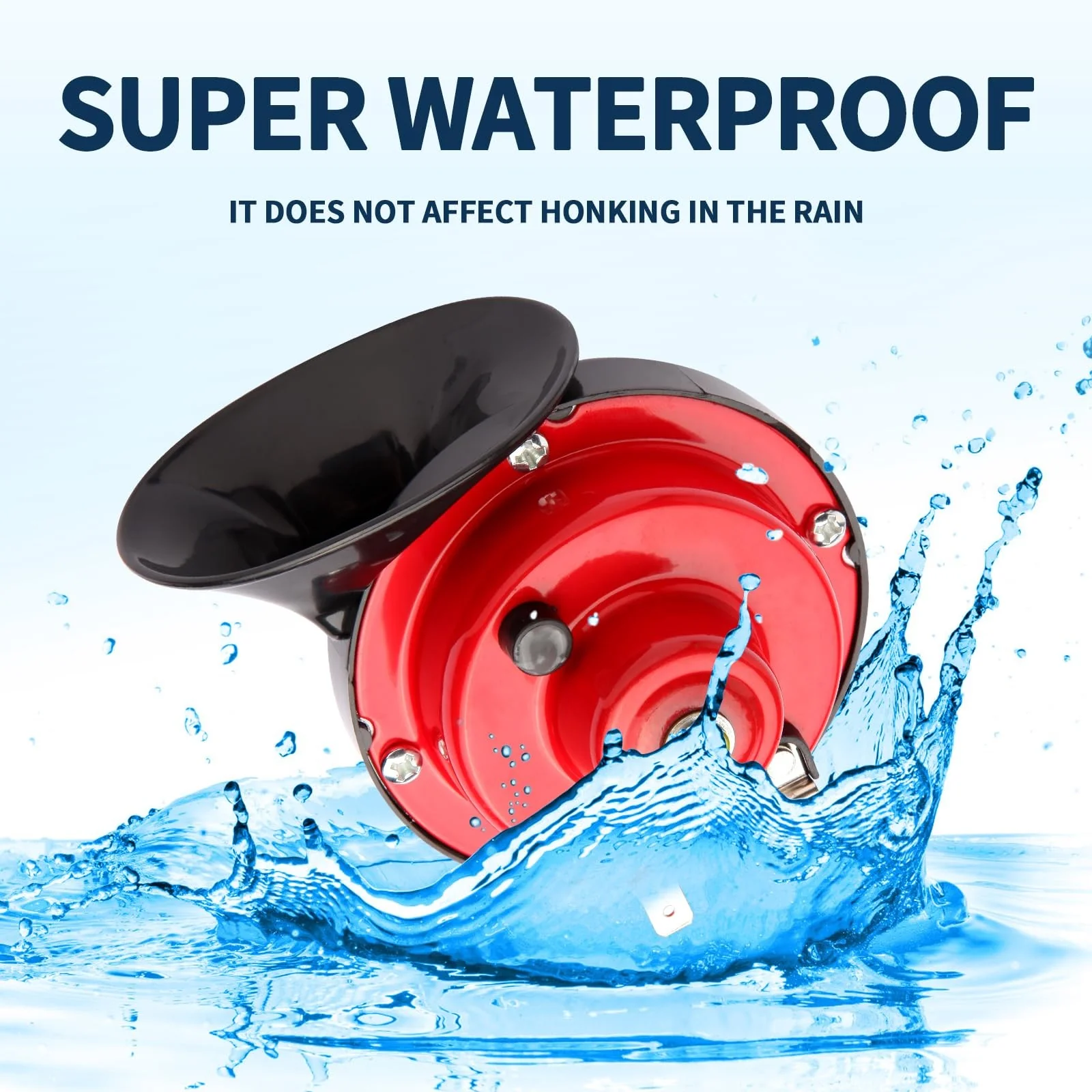 300DB Snail Train Horn Kit for Trucks - 12V Waterproof Loud Horns - Image 4