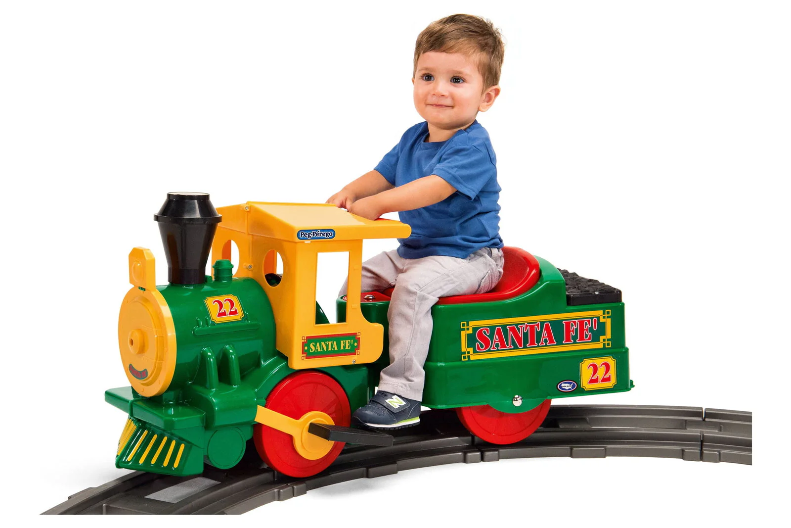 6-Volt Battery-Powered Santa Train Ride-On Toy - Image 10
