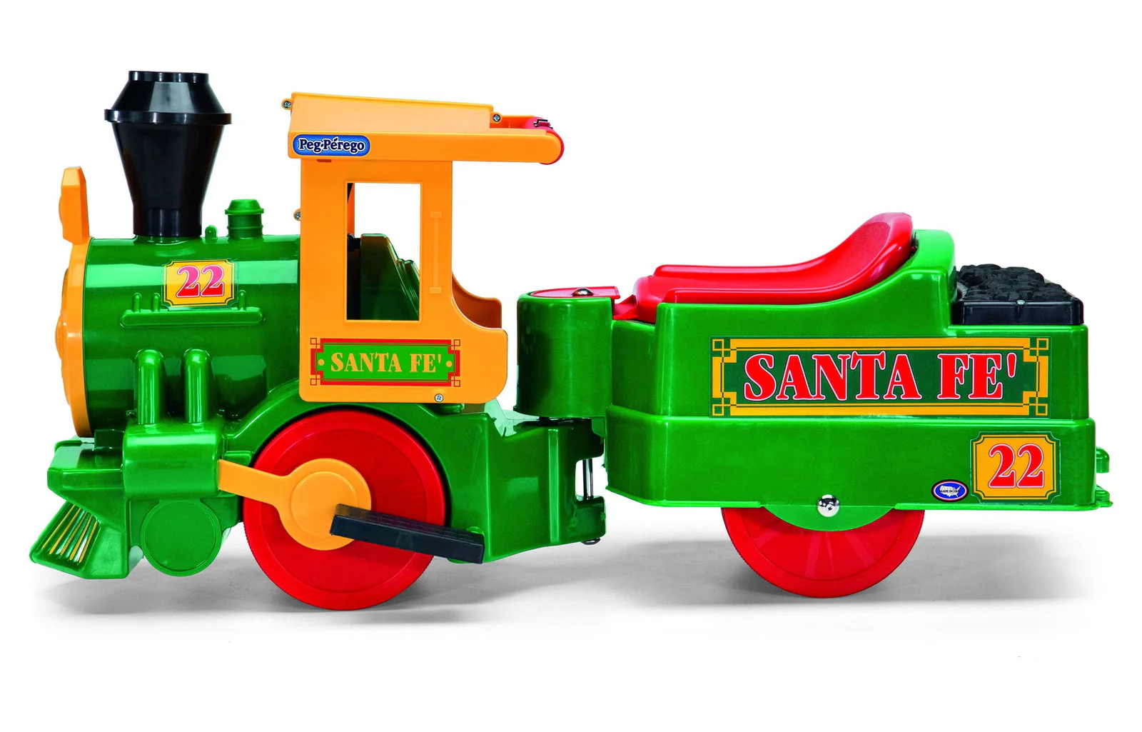 6-Volt Battery-Powered Santa Train Ride-On Toy - Image 2