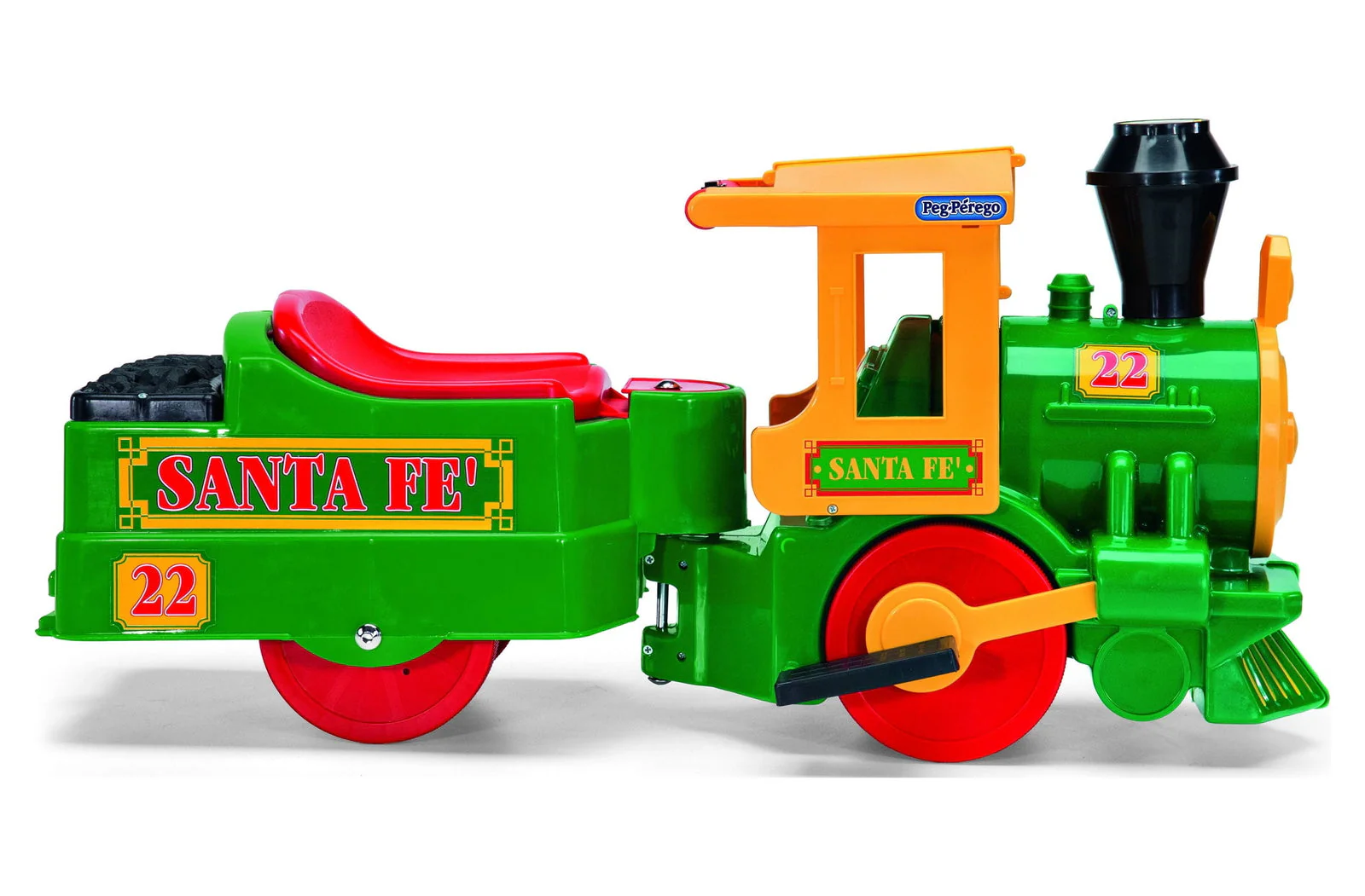 6-Volt Battery-Powered Santa Train Ride-On Toy - Image 7