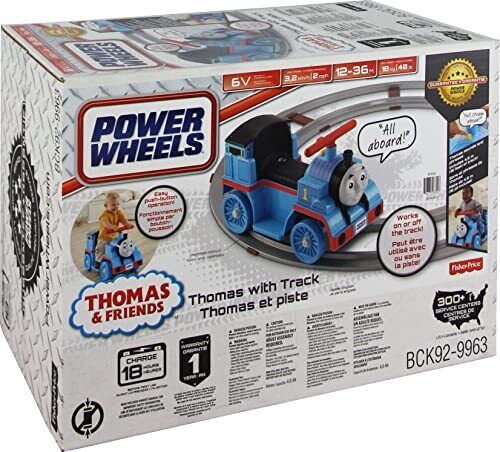 Train Your Imagination: 6V Battery-Powered Ride-On Toy with Track - Image 6