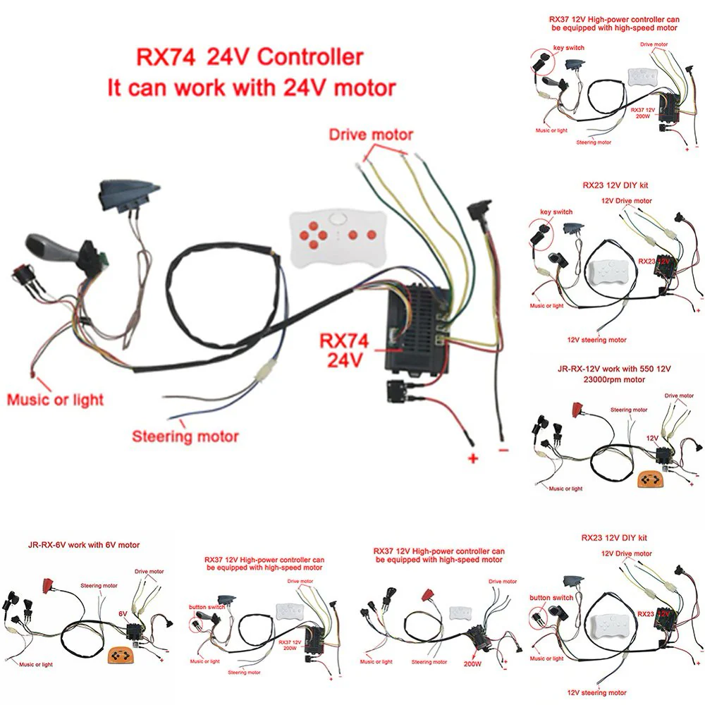 Transform Your Child's Ride-On Toy with Weelye's Electric Wire and Switch Kit for Kids - Image 5