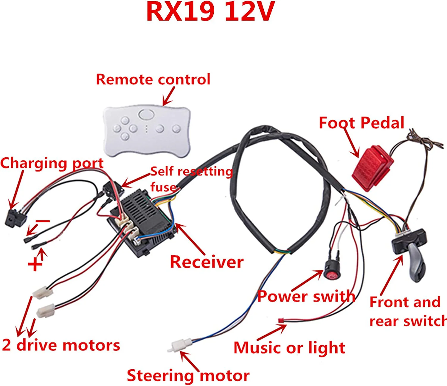 Transform Your Child's Ride with a 12V DIY Remote Control Circuit Upgrade Kit - Image 4