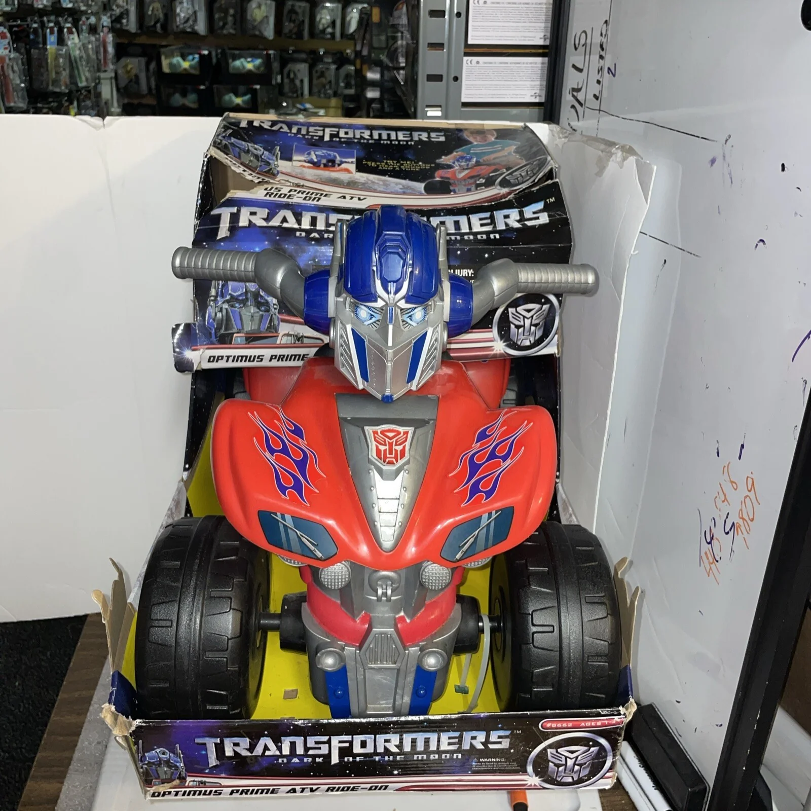 Optimus Prime Dark of the Moon ATV Ride-On Vehicle for Ages 3+ up to 44 lbs - Image 5