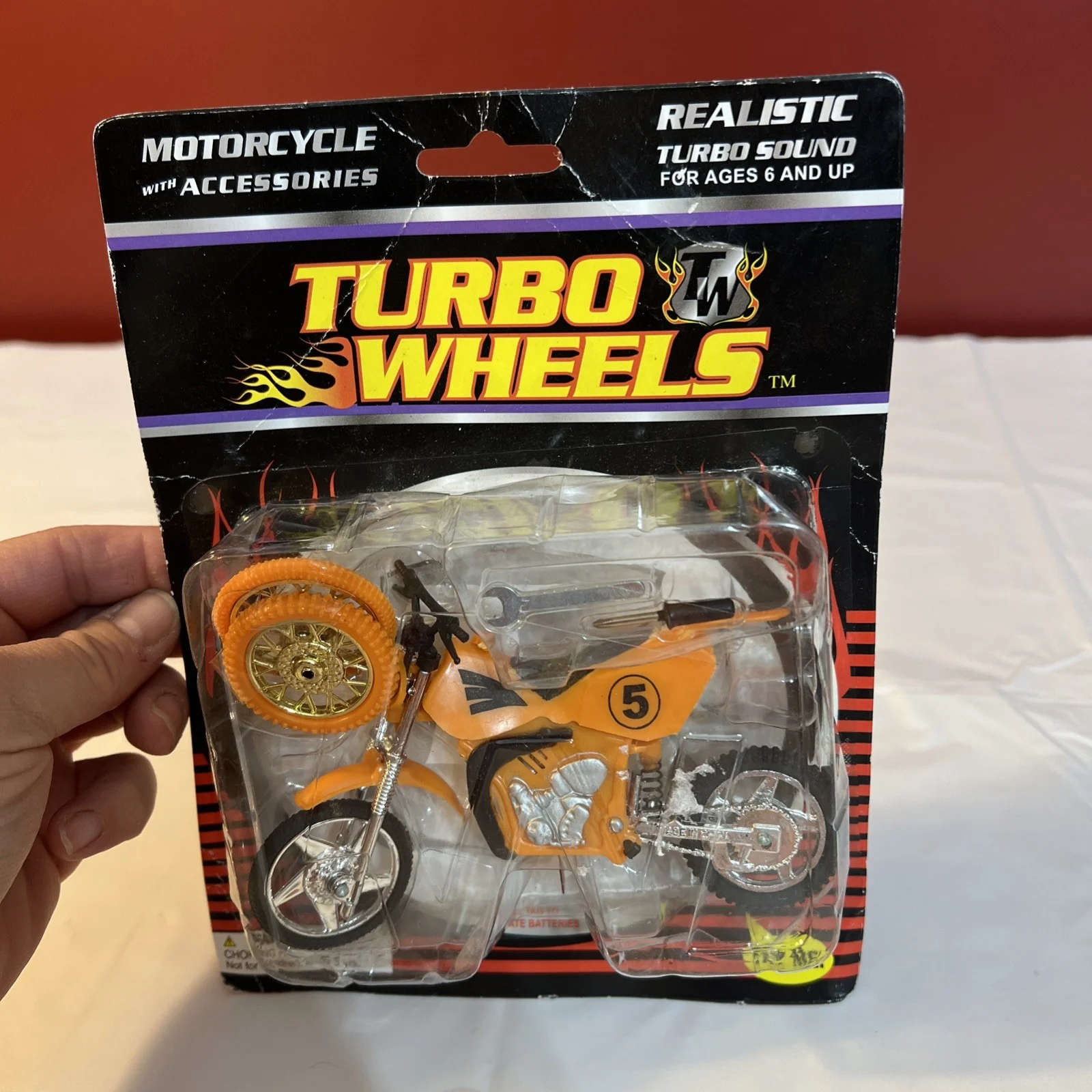 Turbo Wheels Motorcycle with Accessories Set - Image 8