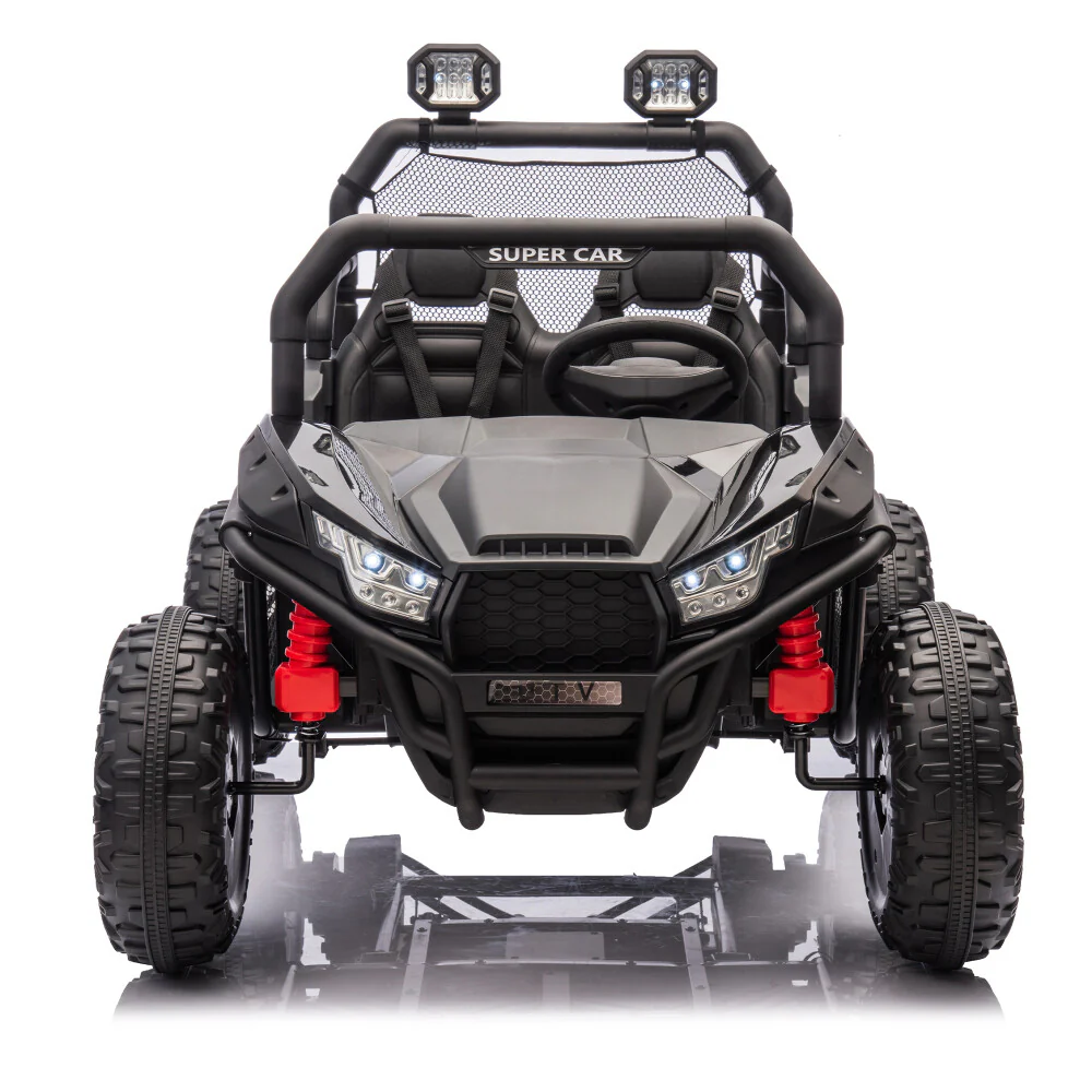 Two-Seater Kids Ride-On with Parental Remote Control, Rear Searchlight, and Bluetooth MP3 for Ages 3+ - Image 10