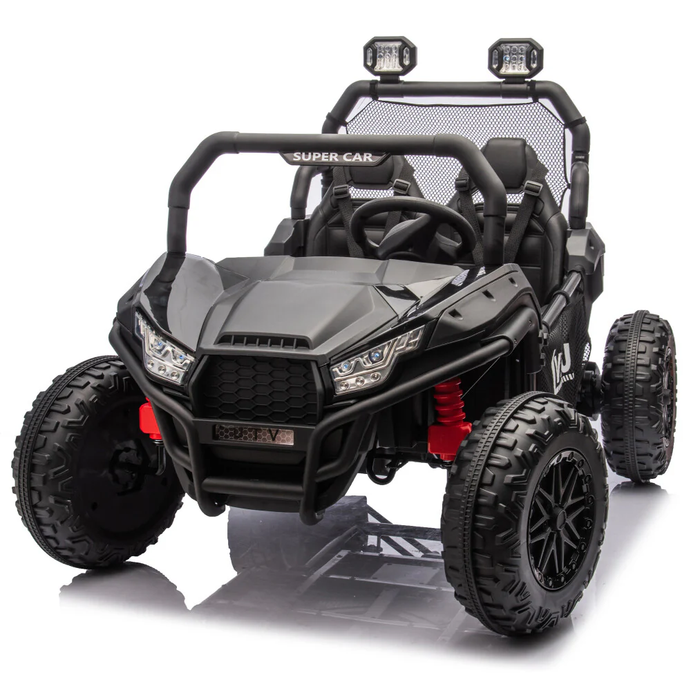 Two-Seater Kids Ride-On with Parental Remote Control, Rear Searchlight, and Bluetooth MP3 for Ages 3+ - Image 5