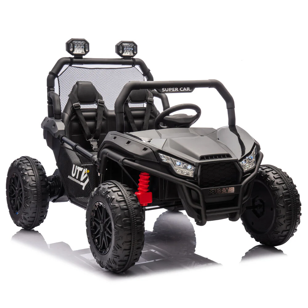 Two-Seater Kids Ride-On with Parental Remote Control, Rear Searchlight, and Bluetooth MP3 for Ages 3+ - Image 7