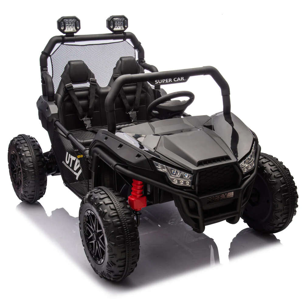 Two-Seater Kids Ride-On with Parental Remote Control, Rear Searchlight, and Bluetooth MP3 for Ages 3+ - Image 9
