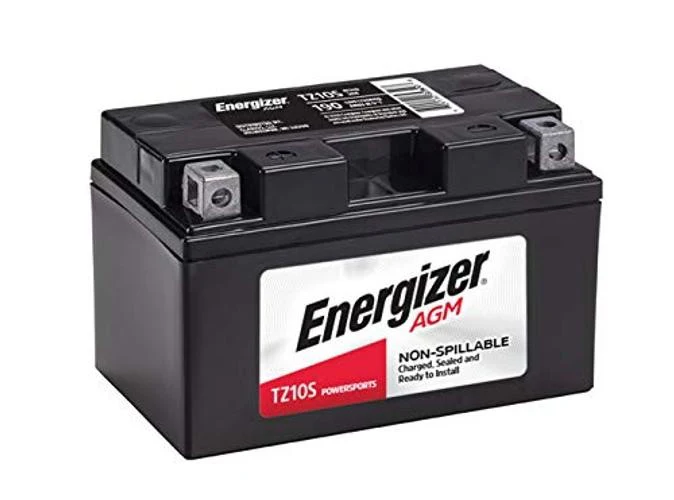 TZ10S AGM 12V Battery for Motorcycles and ATVs with 190 Cold Cranking Amps and 8.6 Ahr Capacity - Image 2