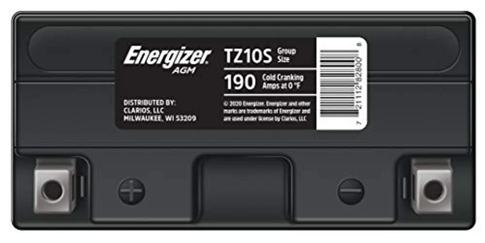 TZ10S AGM 12V Battery for Motorcycles and ATVs with 190 Cold Cranking Amps and 8.6 Ahr Capacity - Image 6