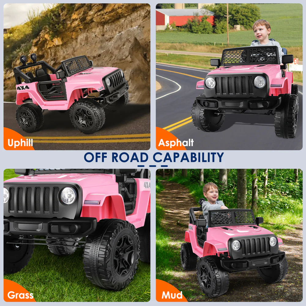 Ultimate Fun Ride-On Truck for Kids: Remote Control, Music, Suspension, LED Lights - Image 11