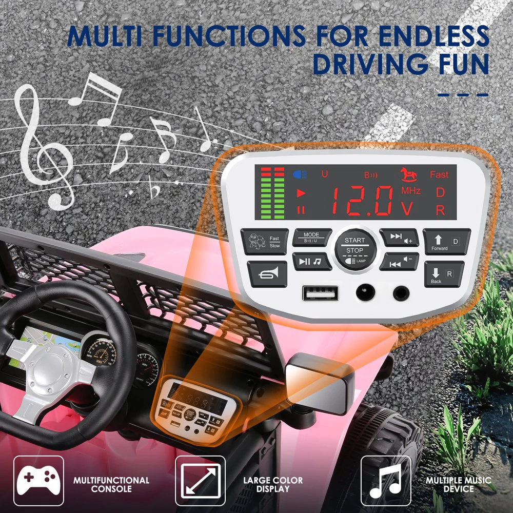 Ultimate Fun Ride-On Truck for Kids: Remote Control, Music, Suspension, LED Lights - Image 5