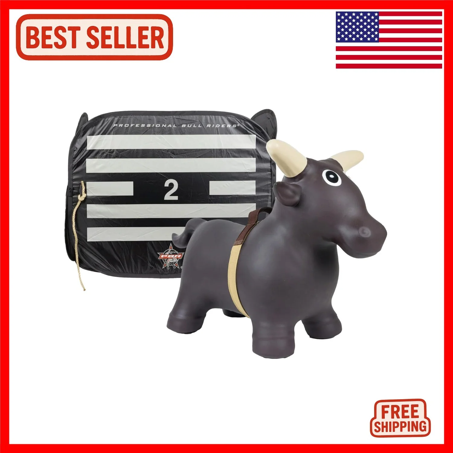 Rodeo Adventure Little Rider Bull and PBR Bucking Chute Kids Toy Set - Image 12
