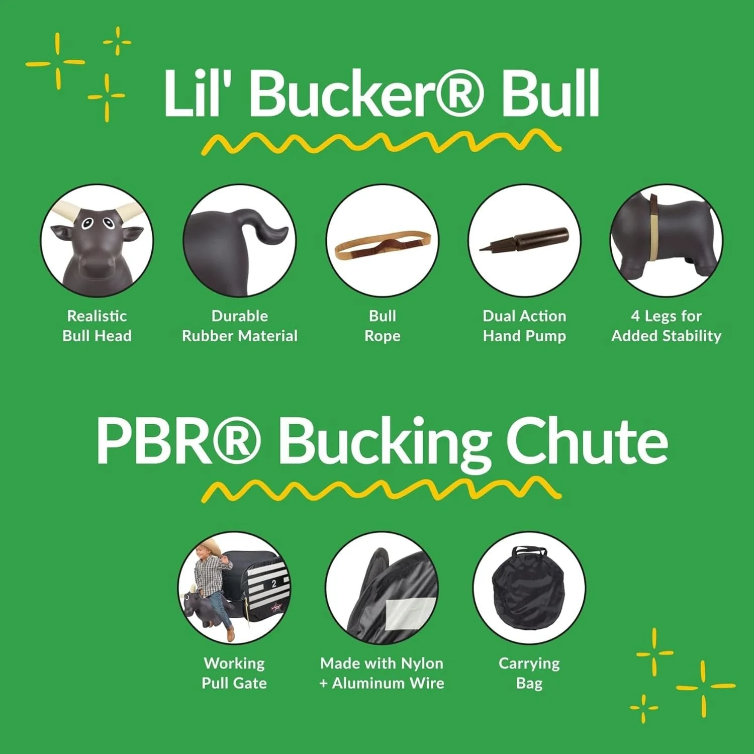Rodeo Adventure Little Rider Bull and PBR Bucking Chute Kids Toy Set - Image 6